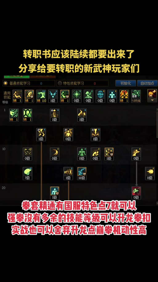 dnf武神二次觉醒-dnf二觉武神刷图加点