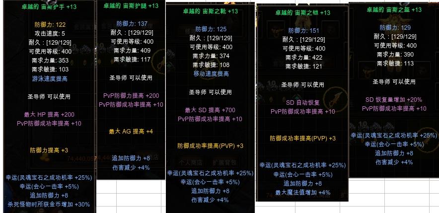 【奇迹有哪些装备属性，奇迹有哪些装备属性好】