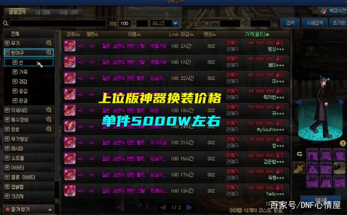 dnf装备提升率对比，地下城装备提升-第1张图片