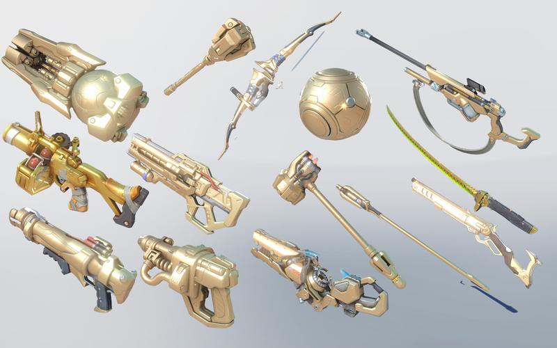 守望金色武器是一个英雄全部吗-守望金色武器是所有皮肤都有吗