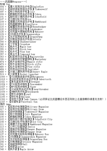 【未转变者武器装备id，未转变者武器英文】-第3张图片