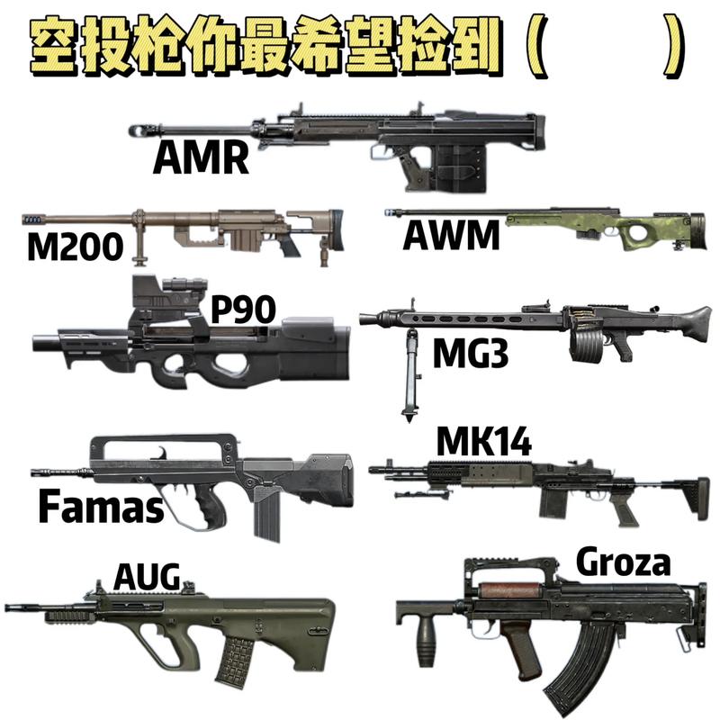 【空投里的武器有哪些，空投武器是什么意思】-第2张图片