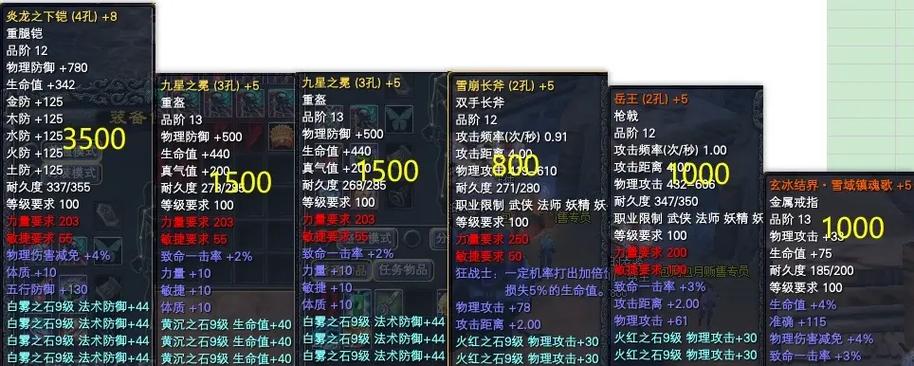 完美世界怎么鉴定装备，完美世界装备等级划分-第8张图片